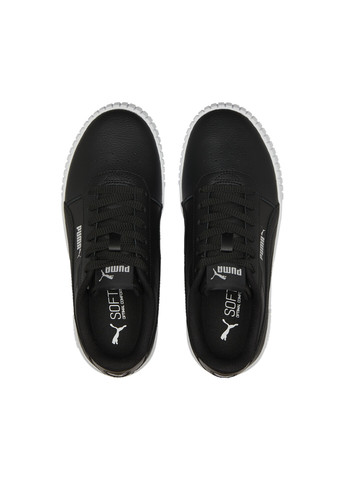 Чорні всесезонні кеди carina 2.0 sneakers youth Puma