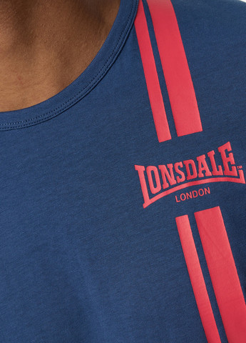 Синяя футболка Lonsdale INVERBROOM