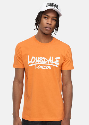 Помаранчева футболка Lonsdale TOSCAIG