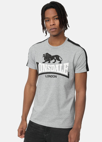 Сіра футболка Lonsdale ARDMAIR