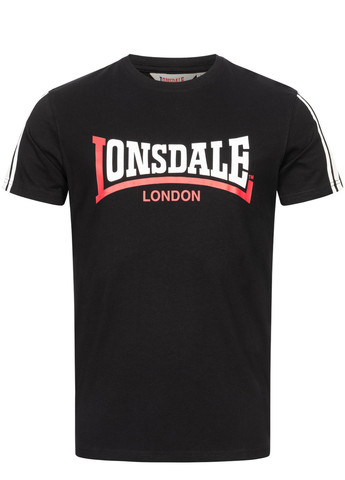 Чорна футболка Lonsdale ELPHIN