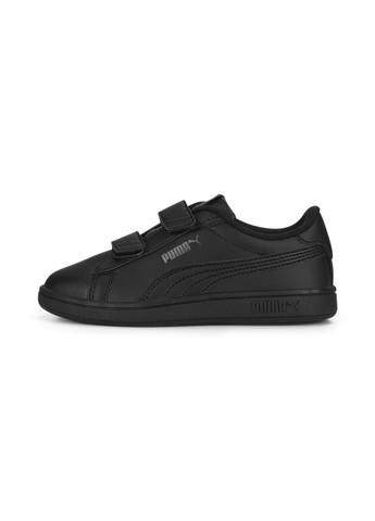 Чорні дитячі кросівки smash 3.0 leather v sneakers kids Puma