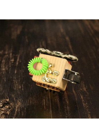 Развивающая игрушка Бизикуб "Дорожный" 5х5х5 см No Brand (258032870)