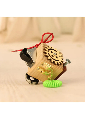 Развивающая игрушка Бизикуб "Дорожный" 5х5х5 см No Brand (258032870)