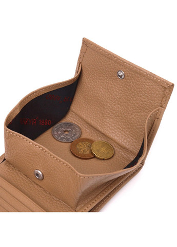 Современный женский кошелек с монетницей из натуральной кожи 10,5х10х2 см Karya (258033440)