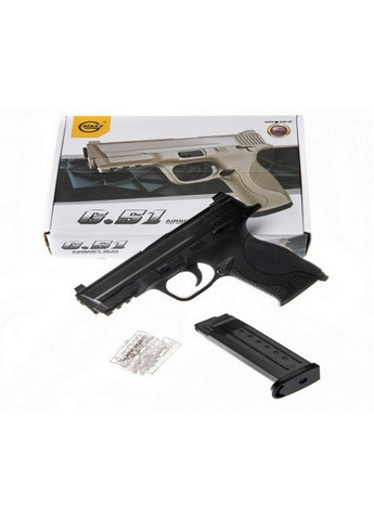 Дитячий пістолет на кульках "Smith&Whesson MP40" метал 20х20х5 см Galaxy (258031765)