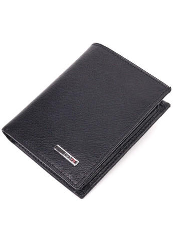 Кожаный кошелек без застежки вертикальный небольшой 9х11,5х2 см Karya (258032361)