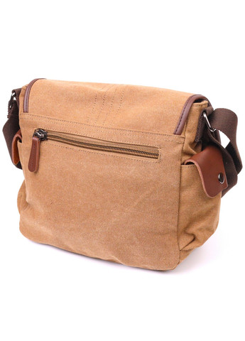 Універсальна чоловіча сумка з клапаном із текстилю 17х24х13 см Vintage (258031682)