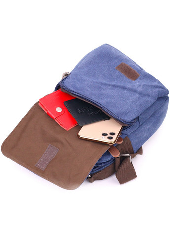 Хорошая мужская сумка из плотного текстиля 21х24х9 см Vintage (258032811)