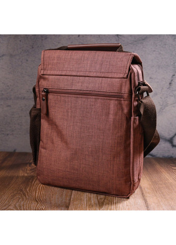 Мужская сумка из текстиля емкостная 15х32х8 см Vintage (258030778)