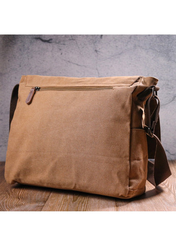 Сумка для ноутбука большая с клапаном из текстиля 36х33х10 см Vintage (258032816)