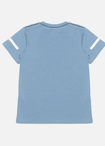 Голубая летняя футболка для мальчика No Brand