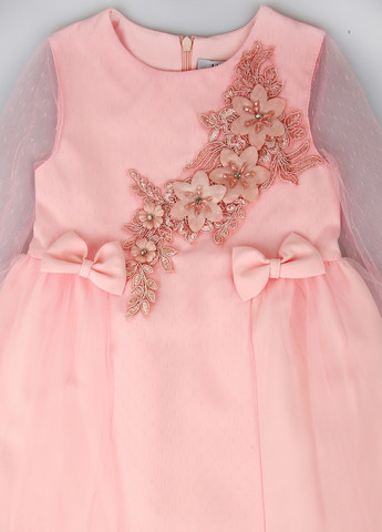 Розовое платье Mevis (258053602)