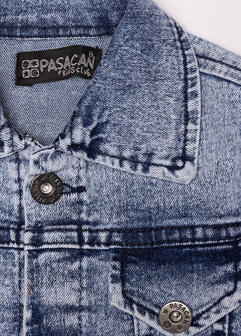Блакитна демісезонна джинсова куртка для хлопчика PASAcan