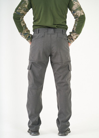 Серые повседневный демисезонные прямые брюки UKM