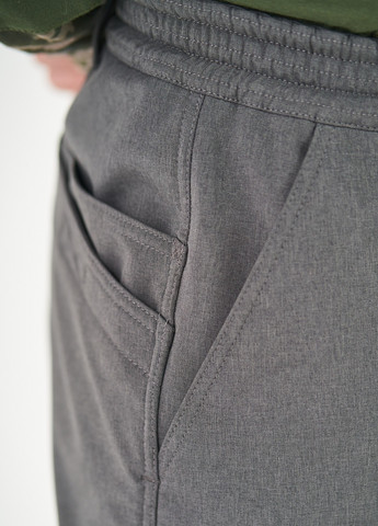Серые повседневный демисезонные прямые брюки UKM