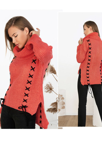 Красный демисезонный светр Minova 1008