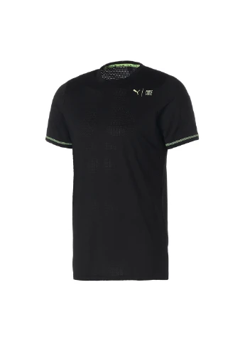 Черная футболка x first mile graphic running tee men Puma