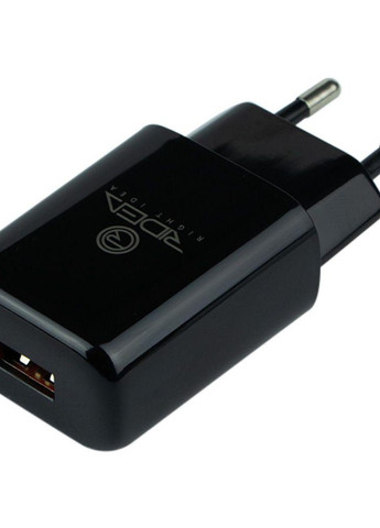 Мережевий Зарядний Пристрій Ridea RW-11111 Element Micro 2.1 A 10.5W Чорний No Brand (258080010)