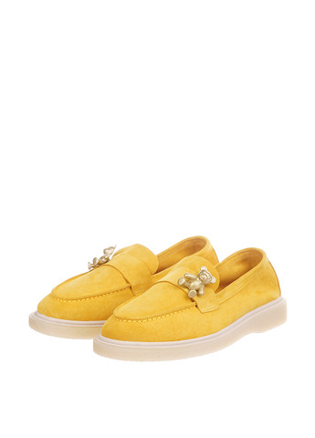 Желтые женские повседневные туфли - фото