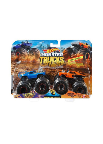 Набор из 2 машинок-внедорожников серии Monster Trucks Hot Wheels (258120330)
