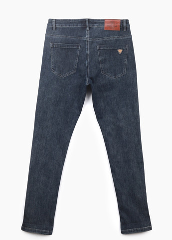 Темно-синие демисезонные джинсы slim fit No Brand