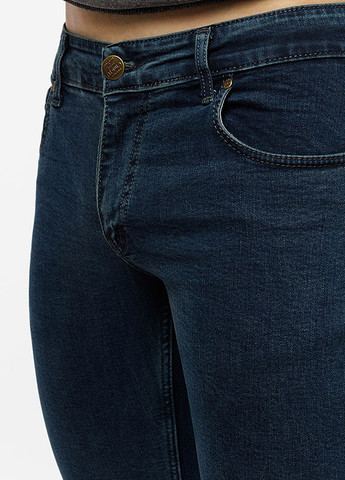 Темно-синие демисезонные мужские джинсы CLUB JU