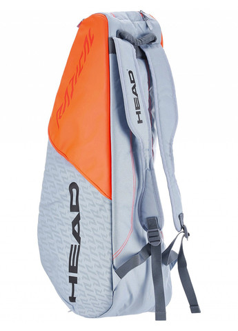 Теннисная сумка RADICAL 9R SUPERCOMBI GROR Серый/Оранжевый Head (258138313)