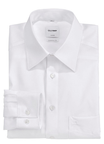 Белая классическая рубашка Olymp