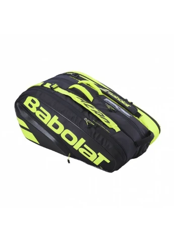 Тенісний чохол PURE AERO *12 Чорний/Зелений (751211/142) Babolat (258140403)