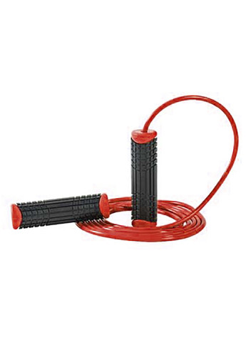 Скакалка PVC JUMPROPE красный 275x0.6см LivePro (258143157)