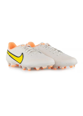 Белые бутсы legend 9 academy fg/mg белый 45.5 Nike