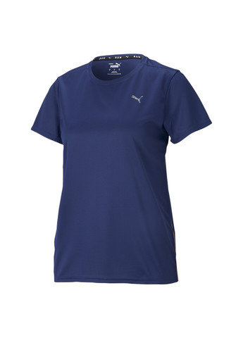 Синяя всесезон футболка favourite short sleeve women's running tee Puma