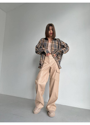 Бежеві жіночі шкіряні кеди 40 VZUTIK