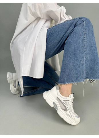 Женские кожаные кроссовки 37 VZUTIK молочные демисезоны (258162599)