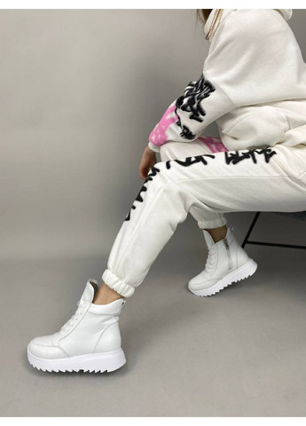 Женские кожаные кроссовки 37 VZUTIK белые демисезоны (258163445)