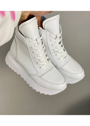 Женские кожаные кроссовки 39 VZUTIK белые демисезоны (258163119)