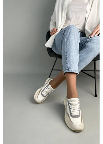 Жіночі шкіряні кросівки 38 VZUTIK білі демісезони (258162441)