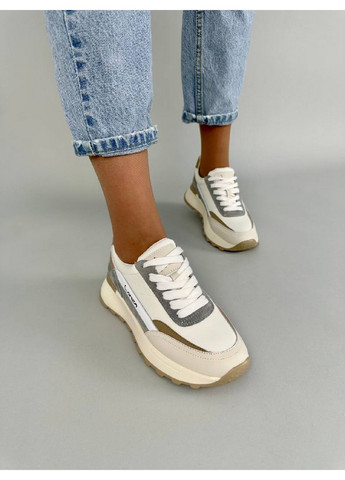 Жіночі шкіряні кросівки 38 VZUTIK білі демісезони (258162441)