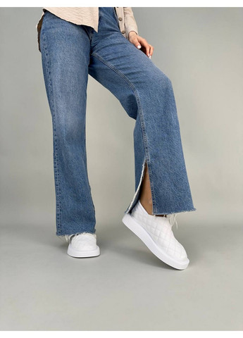 VZUTIK Женские кожаные лоферы 36 белый з натуральная кожа, украина — демисезон (258162634)