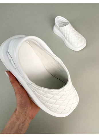 VZUTIK Женские кожаные лоферы 36 белый з натуральная кожа, украина — демисезон (258162634)