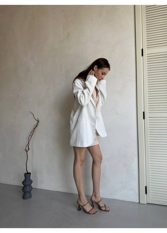 Бежевые женские кожаные шлепанцы 40 VZUTIK