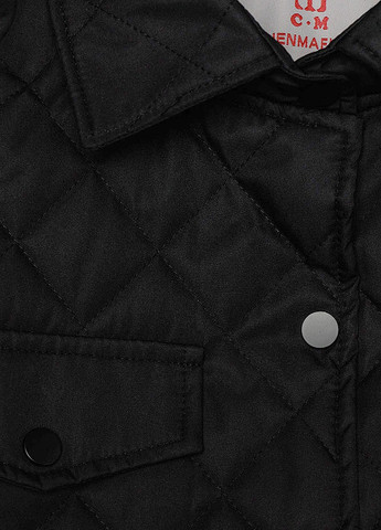 Черная демисезонная куртка короткая для девочки CHENMAFUSHI
