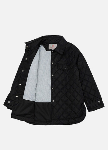 Черная демисезонная куртка короткая для девочки CHENMAFUSHI