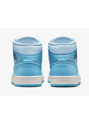 Блакитні кросівки чоловічі 1 mid ‘university blue’ демісезон Jordan