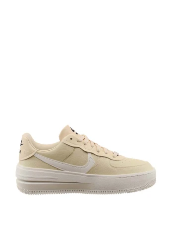 Кроссовки женские Air Force 1 Plt.Af.Orm Nike бежевые демисезоны (258161191)