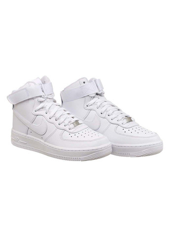 Белые демисезонные кроссовки женские air force 1 high white Nike