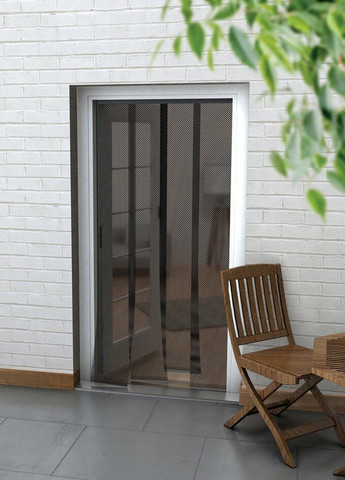 Дверна москітна сітка "Жалюзі" 70*220 см Clip-on (258189878)