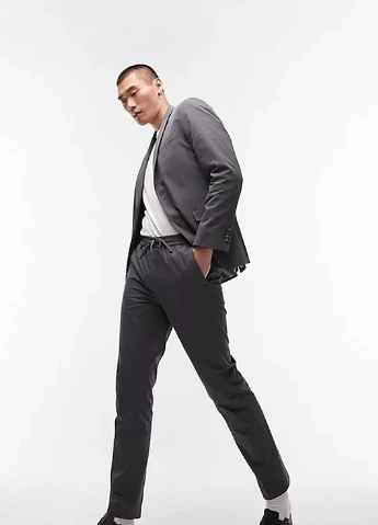 Серые брюки Topman