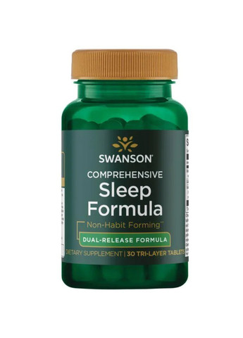 Добавка для здорового сна Comprehensive Sleep Formula - 30 Swanson (258191787)